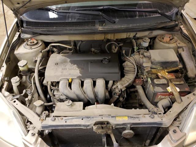 2T1KR32E63C033491 - 2003 TOYOTA COROLLA MA XR GOLD photo 11