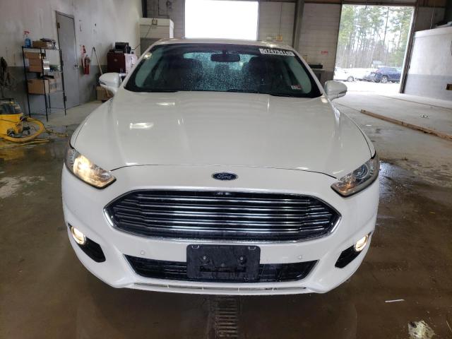 3FA6P0K98FR287622 - 2015 FORD FUSION TITANIUM WHITE photo 5