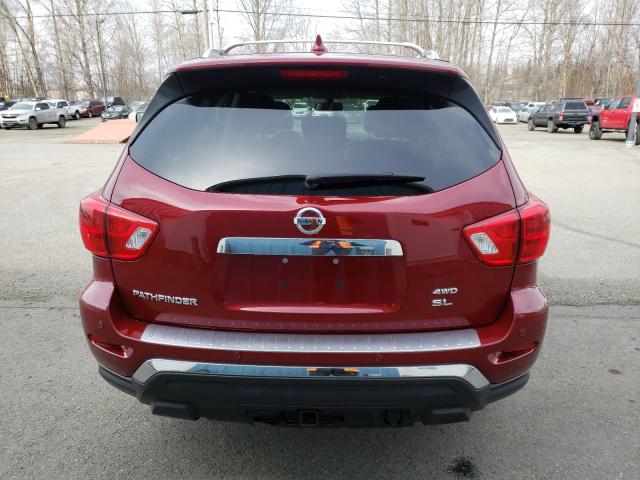 5N1DR2CM8LC642840 - 2020 NISSAN PATHFINDER SL RED photo 6