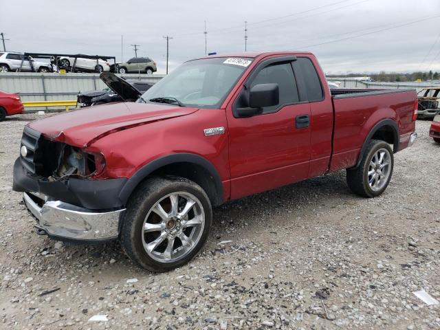 1FTRF14W78KB44672 - 2008 FORD F150 MAROON photo 1