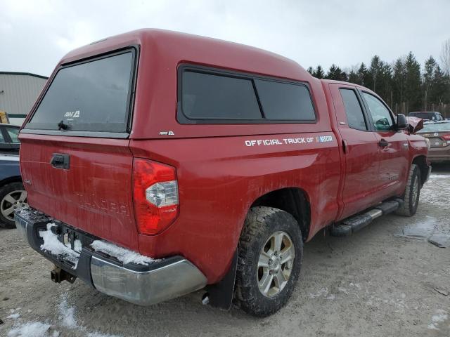 5TFUY5F11HX660770 - 2017 TOYOTA TUNDRA DOUBLE CAB SR/SR5 RED photo 3