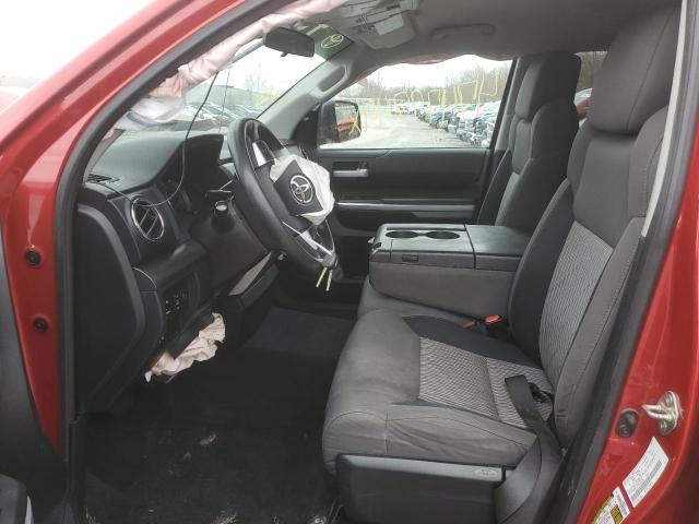 5TFUY5F11HX660770 - 2017 TOYOTA TUNDRA DOUBLE CAB SR/SR5 RED photo 7