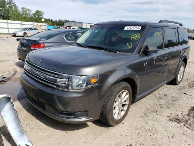 2FMGK5B84JBA00703 - 2018 FORD FLEX SE GRAY photo 1