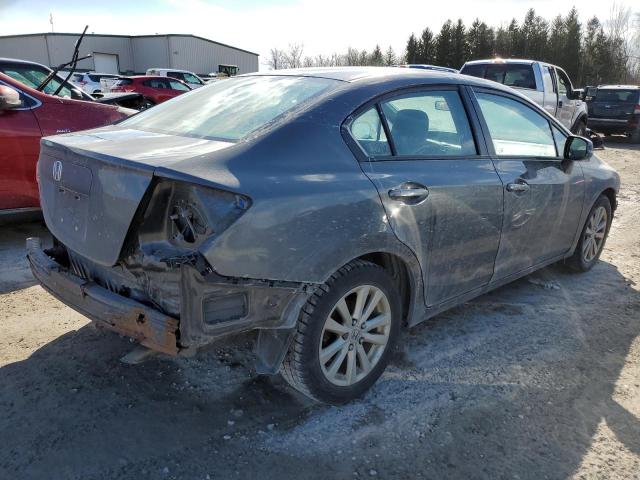 2HGFB2F89CH599950 - 2012 HONDA CIVIC EX GRAY photo 3