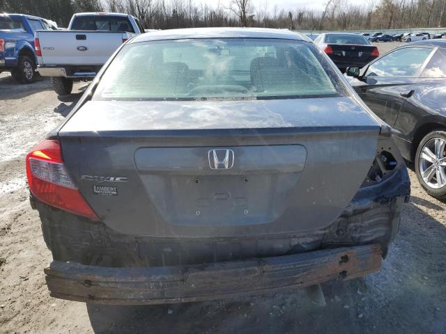 2HGFB2F89CH599950 - 2012 HONDA CIVIC EX GRAY photo 6