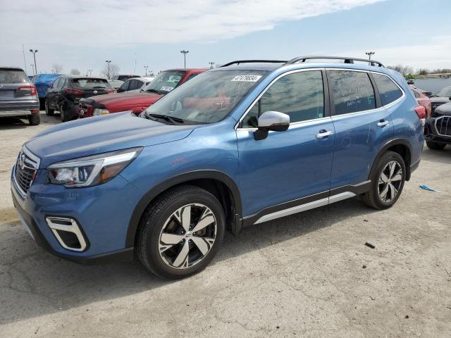 JF2SKAWC9KH418945 - 2019 SUBARU FORESTER TOURING BLUE photo 1