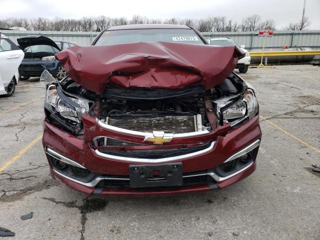 1G1PC5SB1F7192135 - 2015 CHEVROLET CRUZE LT RED photo 5