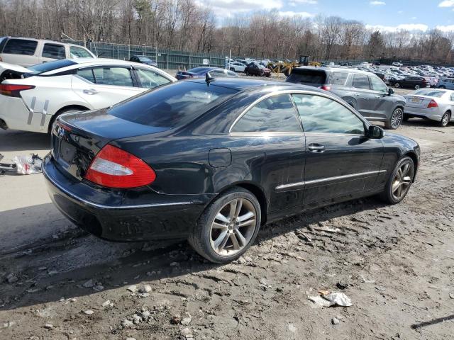 WDBTJ56H37F215091 - 2007 MERCEDES-BENZ CLK 350 BLACK photo 3