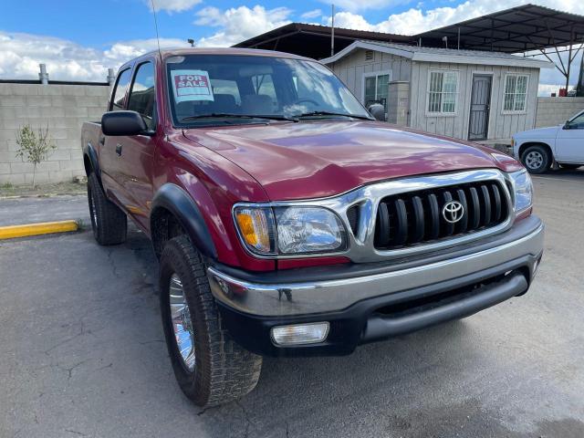 5TEGN92N64Z410126 - 2004 TOYOTA TACOMA DOUBLE CAB PRERUNNER BURGUNDY photo 1