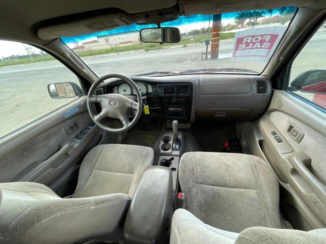 5TEGN92N64Z410126 - 2004 TOYOTA TACOMA DOUBLE CAB PRERUNNER BURGUNDY photo 9