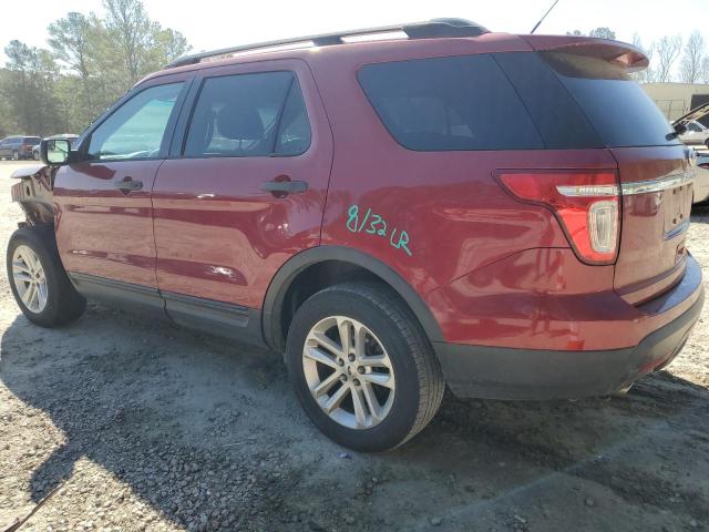 1FM5K8B84FGB65272 - 2015 FORD EXPLORER BURGUNDY photo 2