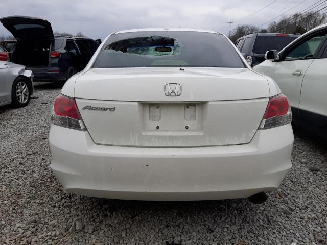 1HGCP26808A138341 - 2008 HONDA ACCORD EXL WHITE photo 6