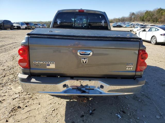 1D7HW58J26S669174 - 2006 DODGE DAKOTA QUAD LARAMIE GRAY photo 6