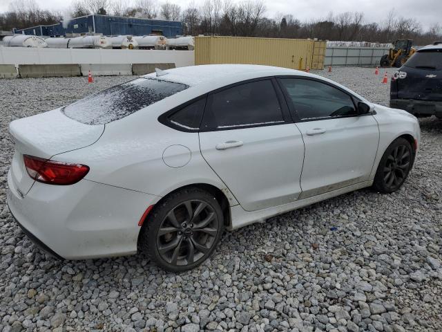 1C3CCCBG0FN629600 - 2015 CHRYSLER 200 S WHITE photo 3