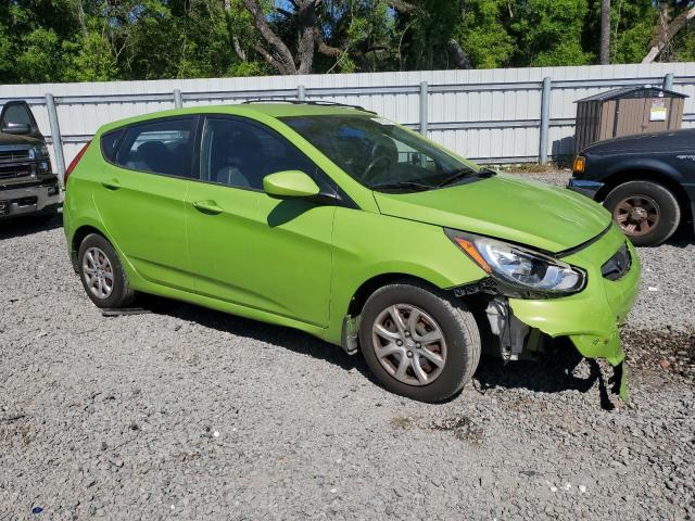 KMHCT5AE4CU040747 - 2012 HYUNDAI ACCENT GLS GREEN photo 4