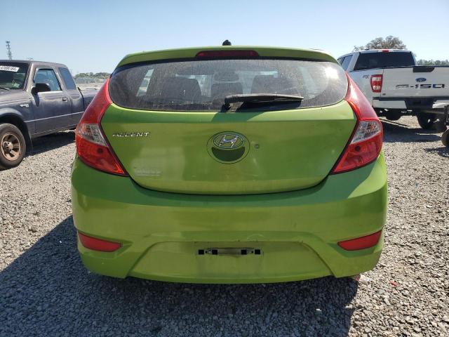 KMHCT5AE4CU040747 - 2012 HYUNDAI ACCENT GLS GREEN photo 6