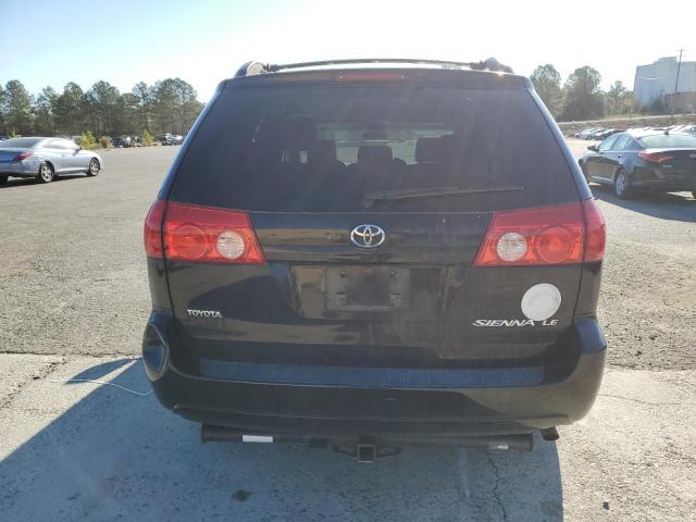 5TDZK23C28S157444 - 2008 TOYOTA SIENNA CE BLACK photo 6