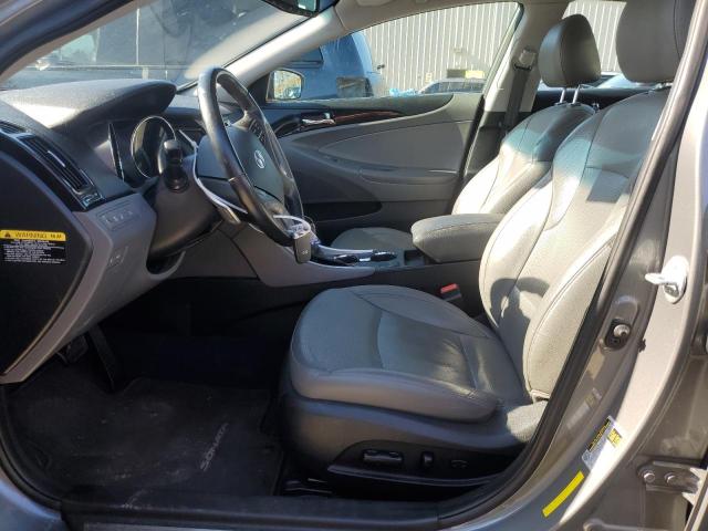 5NPEC4AB9EH840664 - 2014 HYUNDAI SONATA SE GRAY photo 7