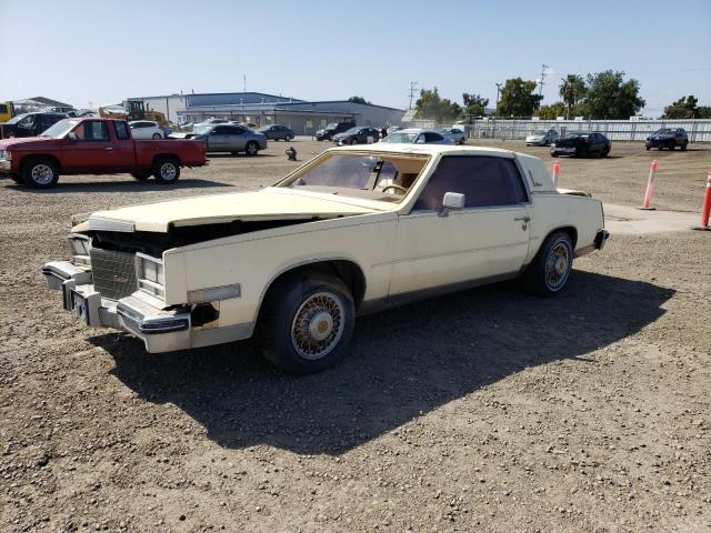 1G6AL5783EE654895 - 1984 CADILLAC ELDORADO YELLOW photo 1