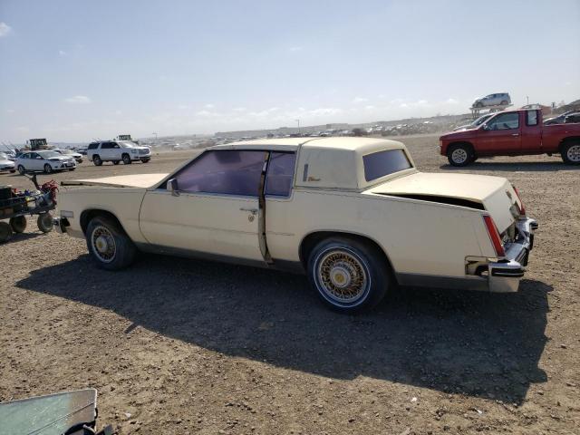 1G6AL5783EE654895 - 1984 CADILLAC ELDORADO YELLOW photo 2