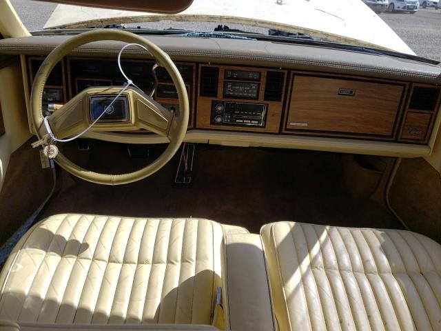 1G6AL5783EE654895 - 1984 CADILLAC ELDORADO YELLOW photo 8