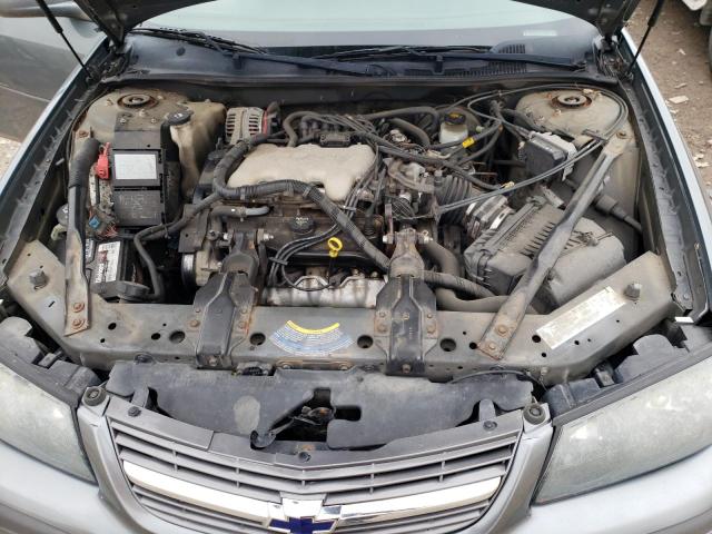 2G1WF52E149209038 - 2004 CHEVROLET IMPALA GRAY photo 11