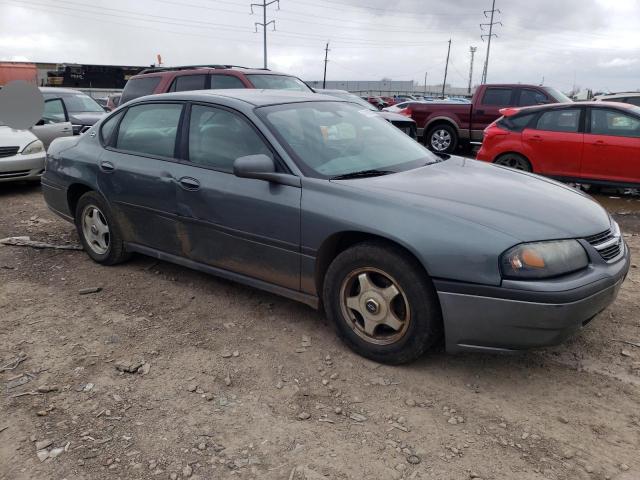 2G1WF52E149209038 - 2004 CHEVROLET IMPALA GRAY photo 4