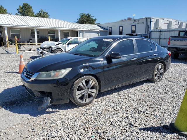 1HGCR2F75EA122309 - 2014 HONDA ACCORD EX BLACK photo 1