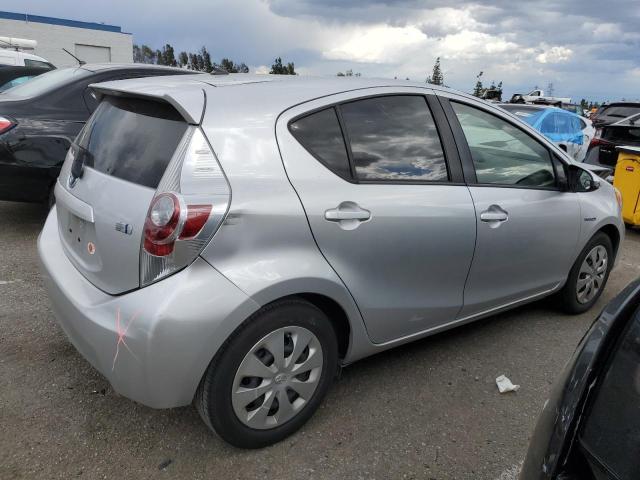 JTDKDTB37E1075589 - 2014 TOYOTA PRIUS C SILVER photo 3