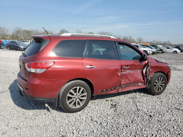 5N1AR2MN5EC604544 - 2014 NISSAN PATHFINDER S RED photo 3