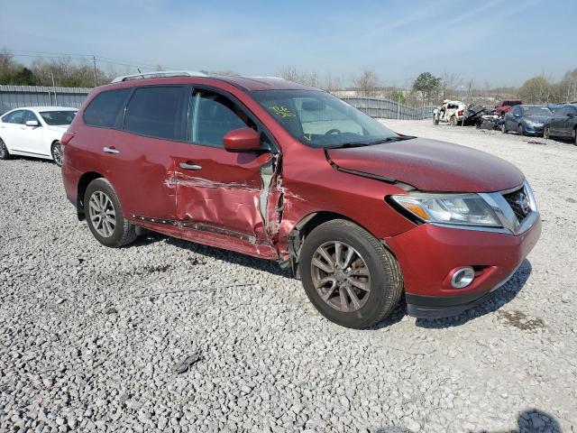 5N1AR2MN5EC604544 - 2014 NISSAN PATHFINDER S RED photo 4