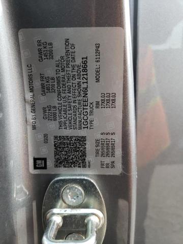 1GCGTEEN6L1218661 - 2020 CHEVROLET COLORADO ZR2 GRAY photo 13