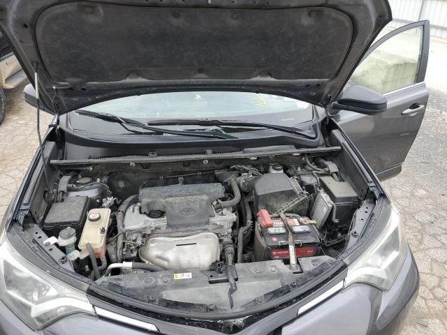 JTMBFREV8JJ244734 - 2018 TOYOTA RAV4 LE GRAY photo 12