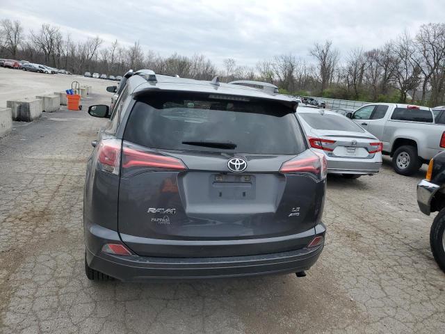 JTMBFREV8JJ244734 - 2018 TOYOTA RAV4 LE GRAY photo 6