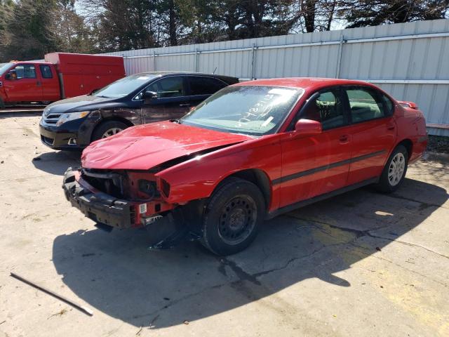 2G1WF52E949178931 - 2004 CHEVROLET IMPALA RED photo 1