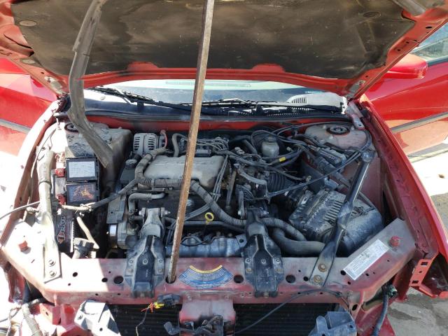 2G1WF52E949178931 - 2004 CHEVROLET IMPALA RED photo 11