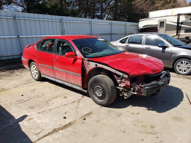 2G1WF52E949178931 - 2004 CHEVROLET IMPALA RED photo 4