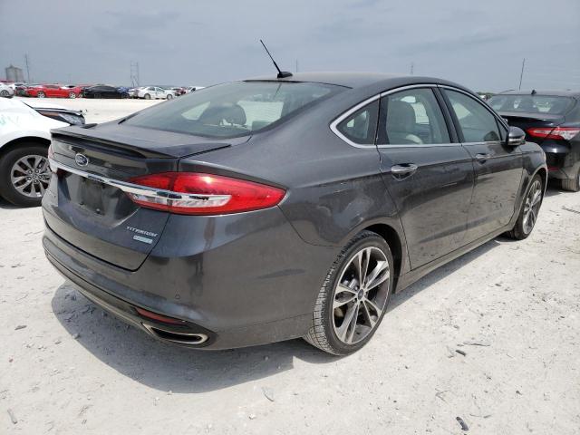 3FA6P0K90JR217119 - 2018 FORD FUSION TITANIUM/PLATINUM GRAY photo 3