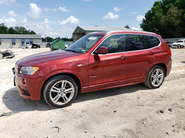 5UXWX9C57E0D21740 - 2014 BMW X3 XDRIVE28I RED photo 1