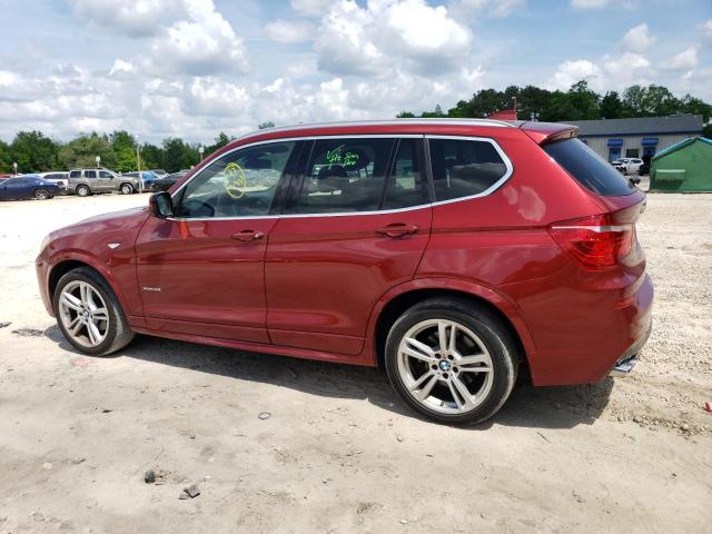 5UXWX9C57E0D21740 - 2014 BMW X3 XDRIVE28I RED photo 2