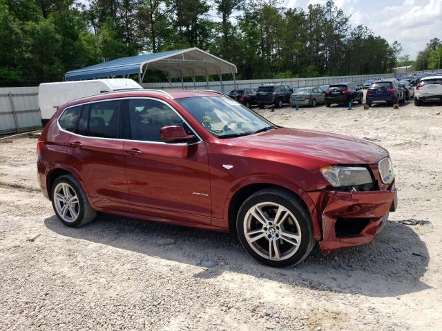 5UXWX9C57E0D21740 - 2014 BMW X3 XDRIVE28I RED photo 4