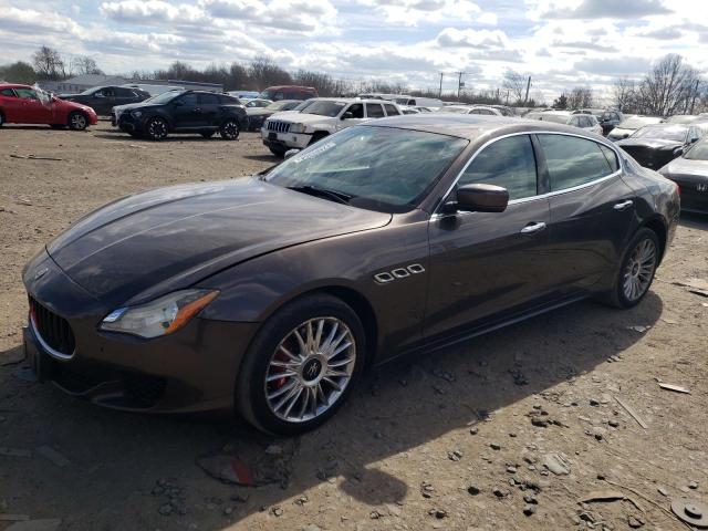 ZAM56RRA7E1076705 - 2014 MASERATI QUATTROPOR S BROWN photo 1