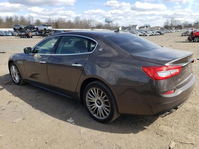 ZAM56RRA7E1076705 - 2014 MASERATI QUATTROPOR S BROWN photo 2