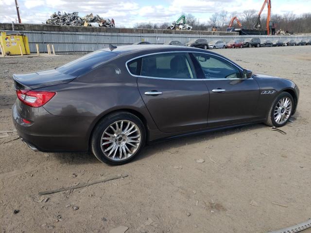 ZAM56RRA7E1076705 - 2014 MASERATI QUATTROPOR S BROWN photo 3