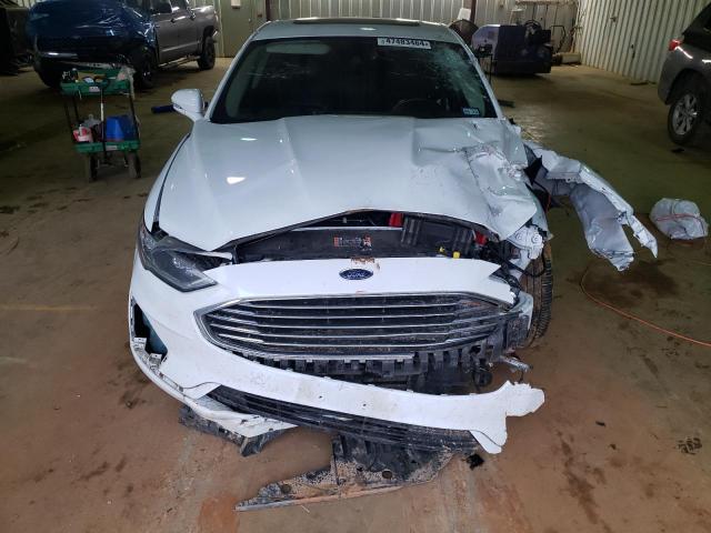 3FA6P0CD0LR151922 - 2020 FORD FUSION SEL WHITE photo 5