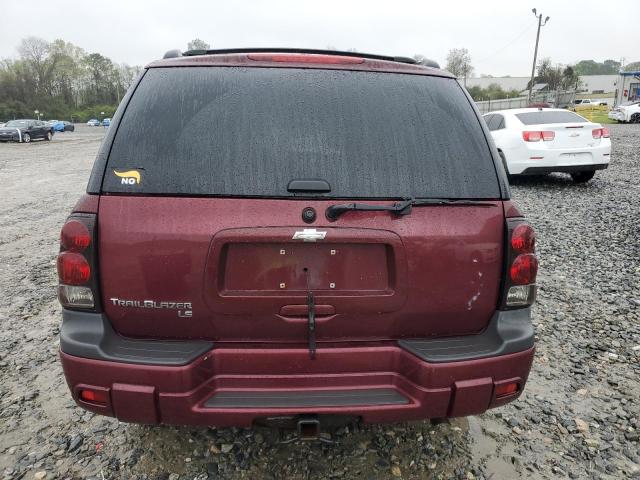 1GNDT13S352221719 - 2005 CHEVROLET TRAILBLAZE LS BURGUNDY photo 6