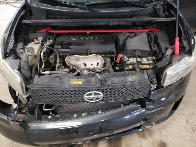 JTLKE50E881002723 - 2008 TOYOTA SCION XB BLACK photo 12