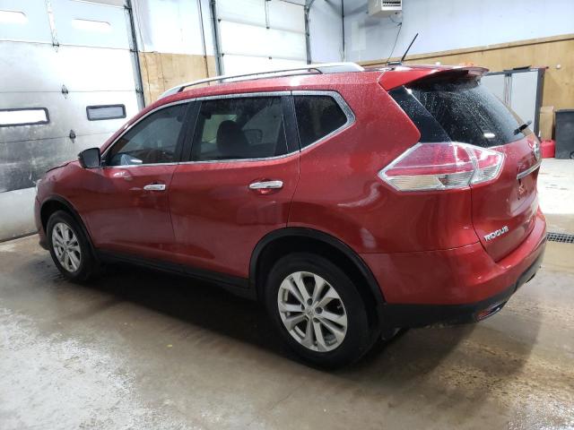 5N1AT2MV9EC828790 - 2014 NISSAN ROGUE S RED photo 2