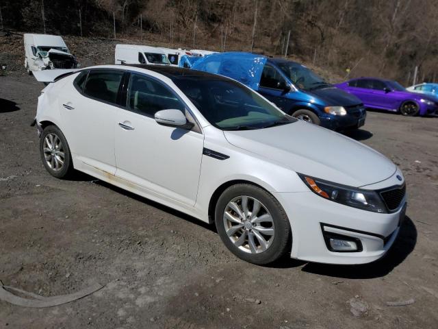 5XXGN4A70FG421906 - 2015 KIA OPTIMA EX WHITE photo 4