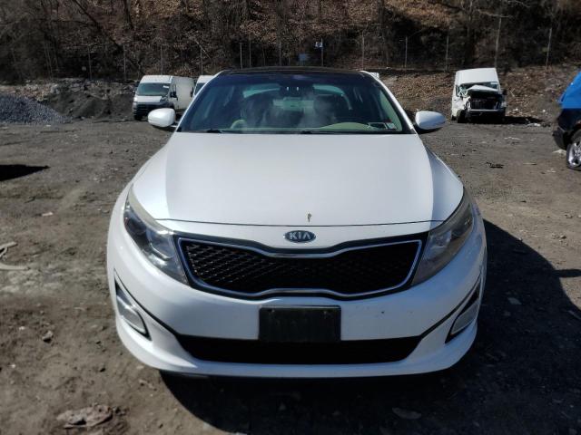 5XXGN4A70FG421906 - 2015 KIA OPTIMA EX WHITE photo 5